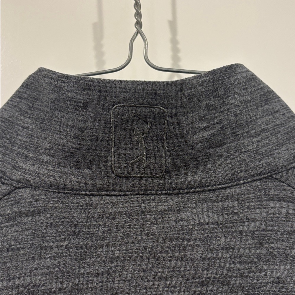 PGA Tour Mens Quarter Zip Shirt - Medium - Picture 5 of 6